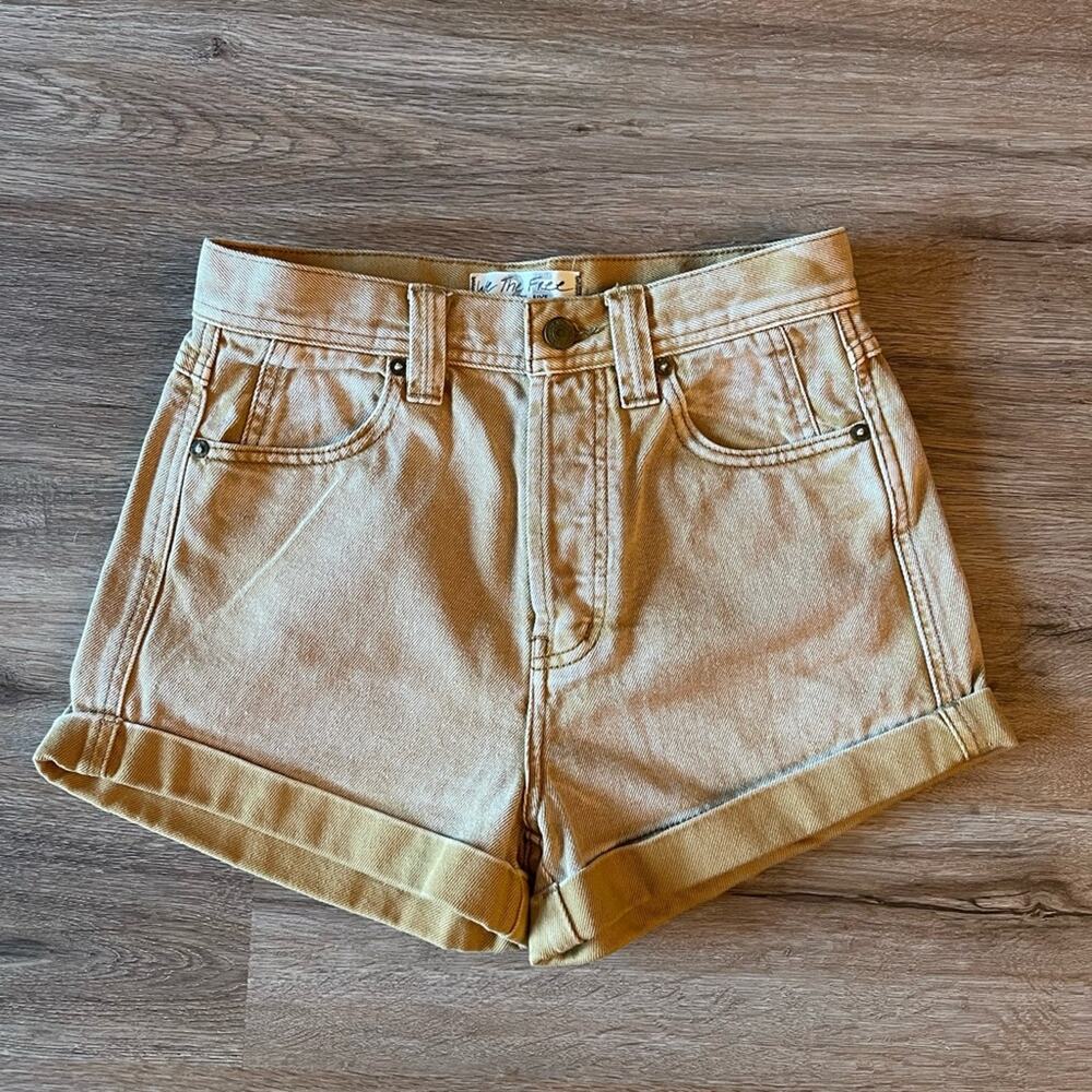 Yellow We the Free Shorts Size 25 Free People